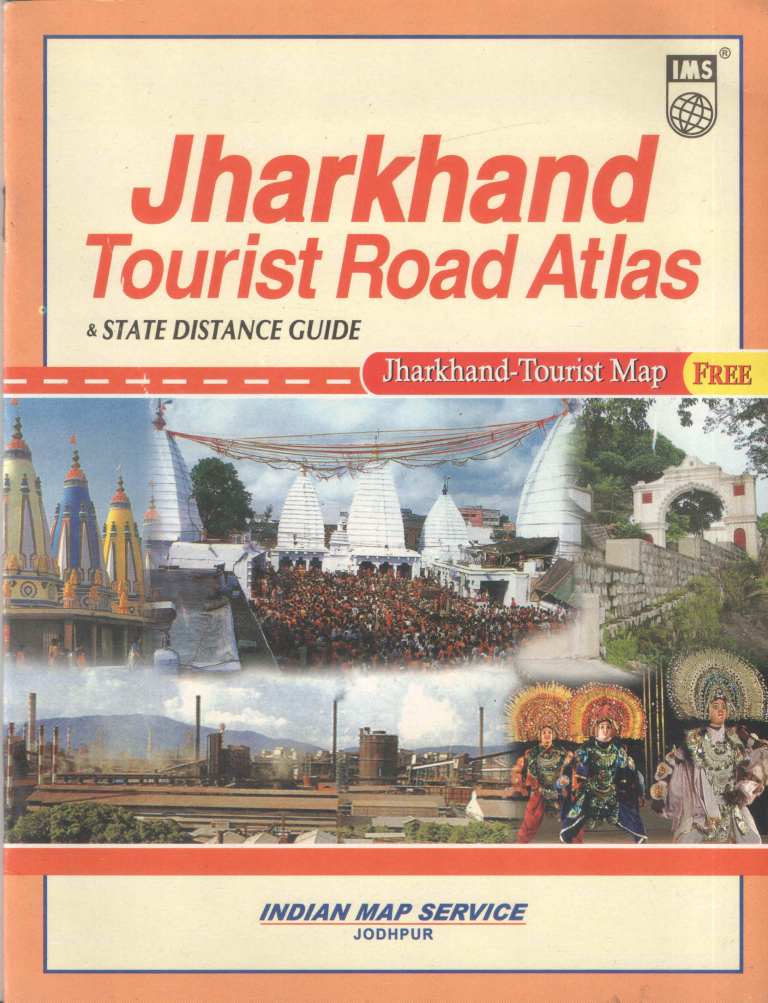 Jharkhand-Tourist-Road-Atlas-&-State-Distance-Guide-with-Free-Map